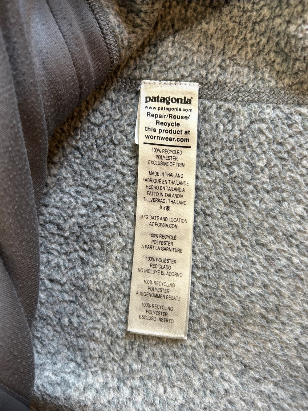Patagonia Men's Micro D Fleece Full Zip Jacket.  XL - Picture 10 of 10